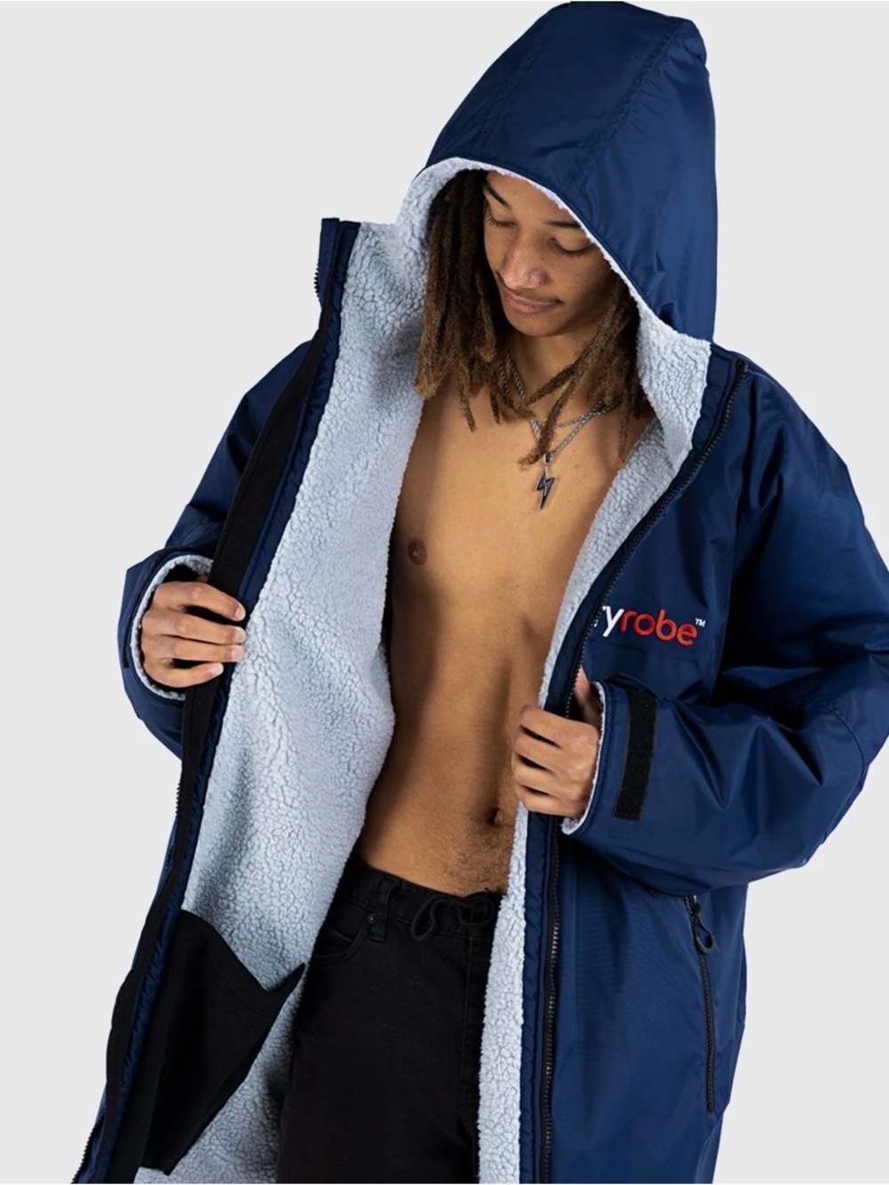 Navy/Gray Advanced Training Dry Robe - Picture 2 of 9